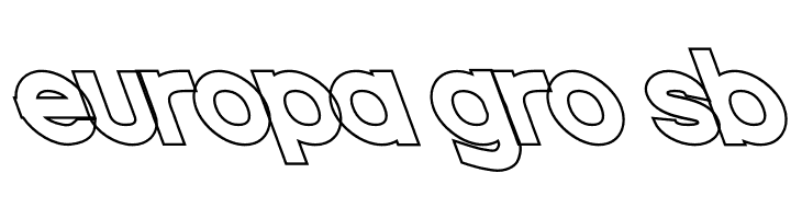 Nordica Classic Black Extended Opposite Oblique Outline  Free Fonts Download