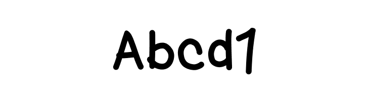 Abcd1 Kasuki Hand Normal Font