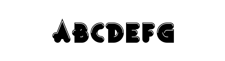 Bonus Shiny Outline  Free Fonts Download