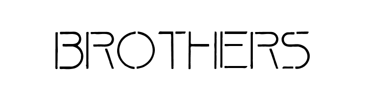 Fine stencil fine  Free Fonts Download