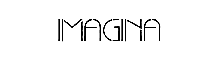 Fine stencil fine  Free Fonts Download