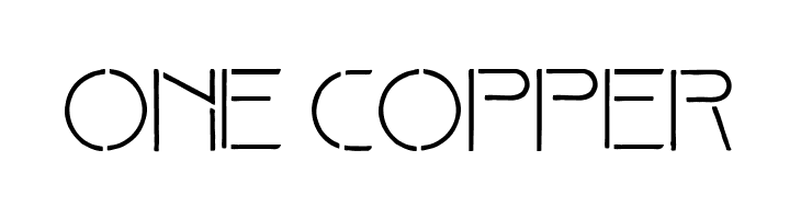 Fine stencil fine  Free Fonts Download