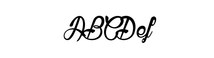 Bisous&pound;  Free Fonts Download