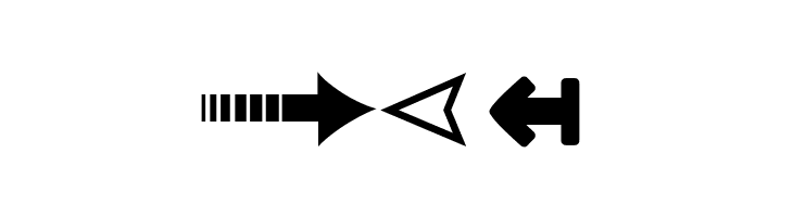 Follow The Arrow  Free Fonts Download