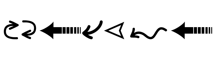 Follow The Arrow  Free Fonts Download