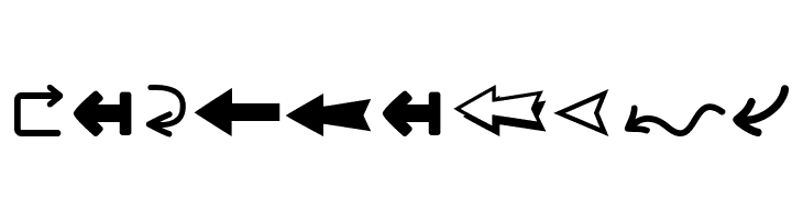 Follow The Arrow  Free Fonts Download