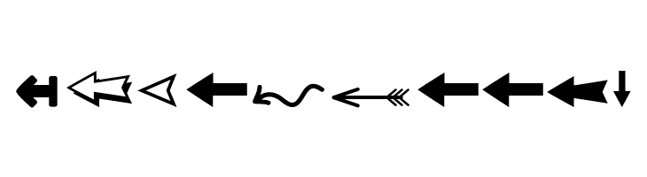 Follow The Arrow  Free Fonts Download