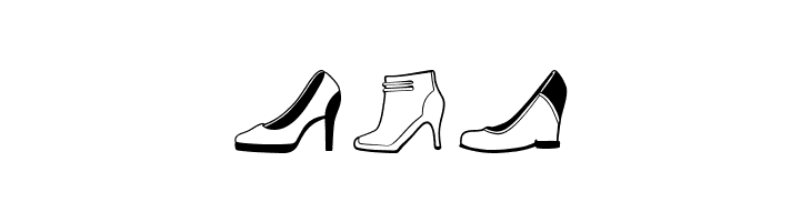 Women And Shoes  Free Fonts Download