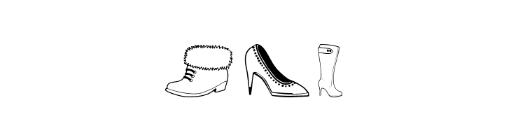 Women And Shoes  Free Fonts Download