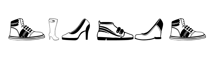 Women And Shoes  Free Fonts Download