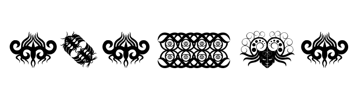 Tribal Tattoo Addict  Free Fonts Download