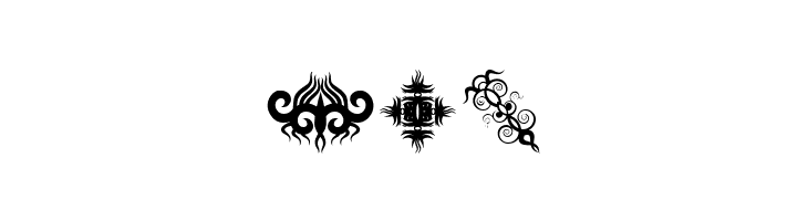 Tribal Tattoo Addict  Free Fonts Download