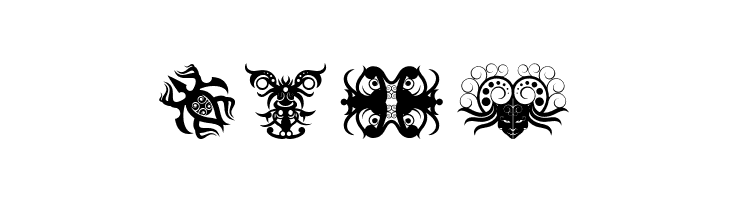 Tribal Tattoo Addict  Free Fonts Download
