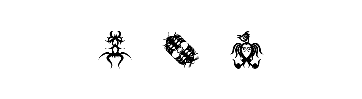 Tribal Tattoo Addict  Free Fonts Download