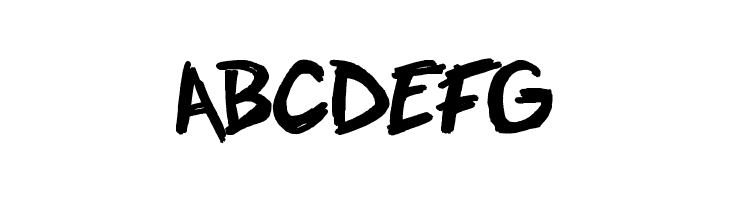 ABCDEFG NOT A DROP Font