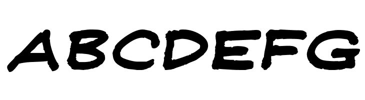 JeffreyPrint JL Wide Italic  Free Fonts Download