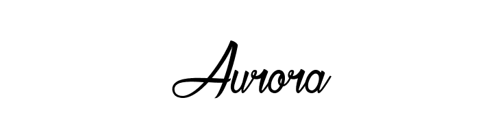 Aurora Atelier Omega  Font