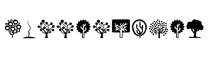 Trees Go 2  Free Fonts Download