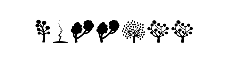 Trees Go 2  Free Fonts Download
