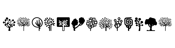 Trees Go 2  Free Fonts Download