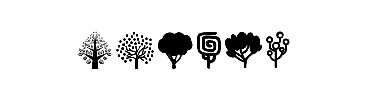 Trees Go 2  Free Fonts Download