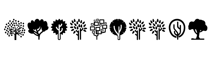 Trees Go 2  Free Fonts Download