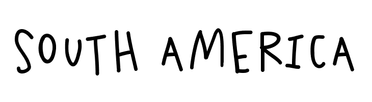 SOUTH%2BAMERICA K26ScribbleScrawl Font