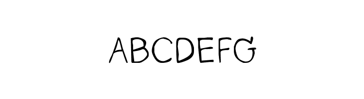 ABCDEFG CRU-Saowalak-Hand-Written Font