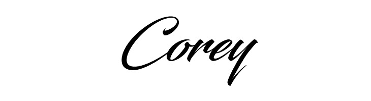 Corey Blacksword Font