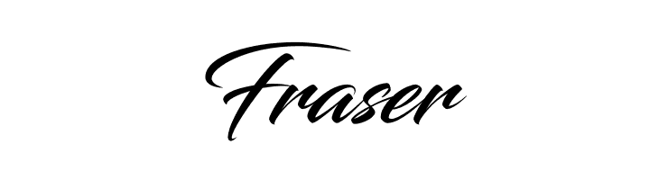 Fraser Blacksword Font