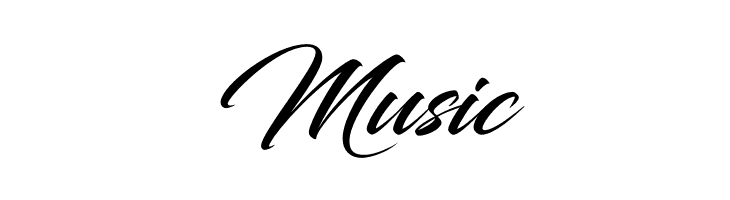 Music Blacksword Font