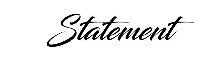 Statement Blacksword Font