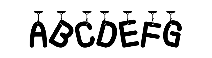 La Que Cuelga St  Free Fonts Download