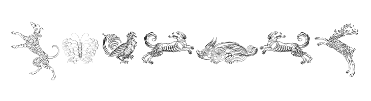 Cornucopia of Dingbats Three  Free Fonts Download