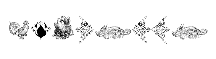 Cornucopia of Dingbats Three  Free Fonts Download