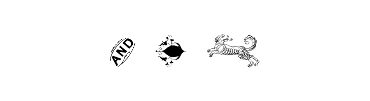 Cornucopia of Dingbats Three  Free Fonts Download