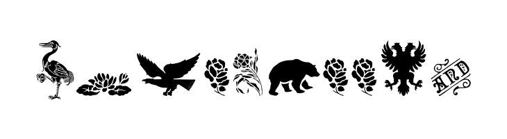 Cornucopia of Dingbats Three  Free Fonts Download