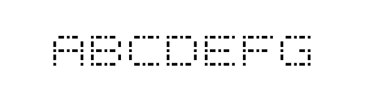 Dash Dot Square-7  Free Fonts Download