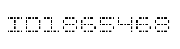 Dash Dot Square-7  Free Fonts Download