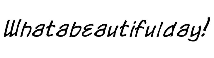 Whatabeautifulday%2521 Chronicles of a Hero Font