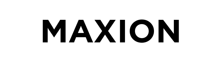 MAXION HomepageBaukasten-Bold Font