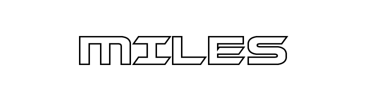 Dameron Bold Outline  Free Fonts Download