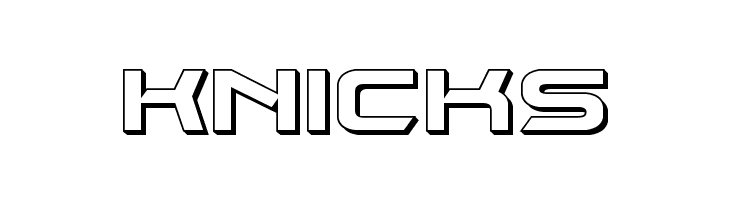 Dameron 3D  Free Fonts Download