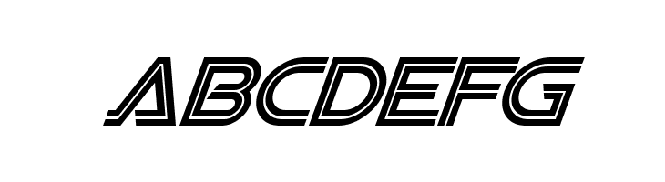 Viper Squadron Italic  Free Fonts Download