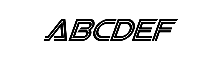 Viper Squadron Italic  Free Fonts Download