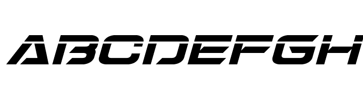 Dameron Laser Italic  Free Fonts Download