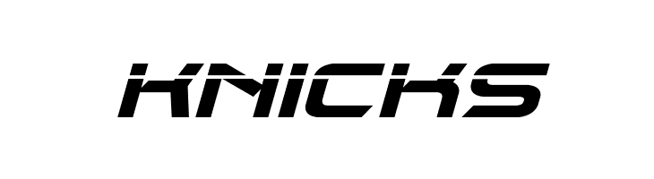 Dameron Laser Italic  Free Fonts Download
