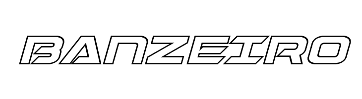 Dameron Bold Outline Italic  Free Fonts Download