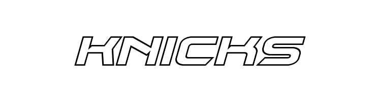 Dameron Bold Outline Italic  Free Fonts Download