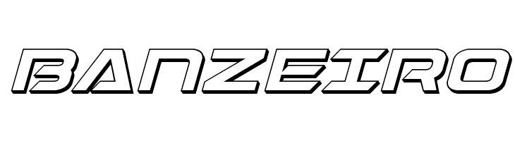 Dameron 3D Italic  Free Fonts Download